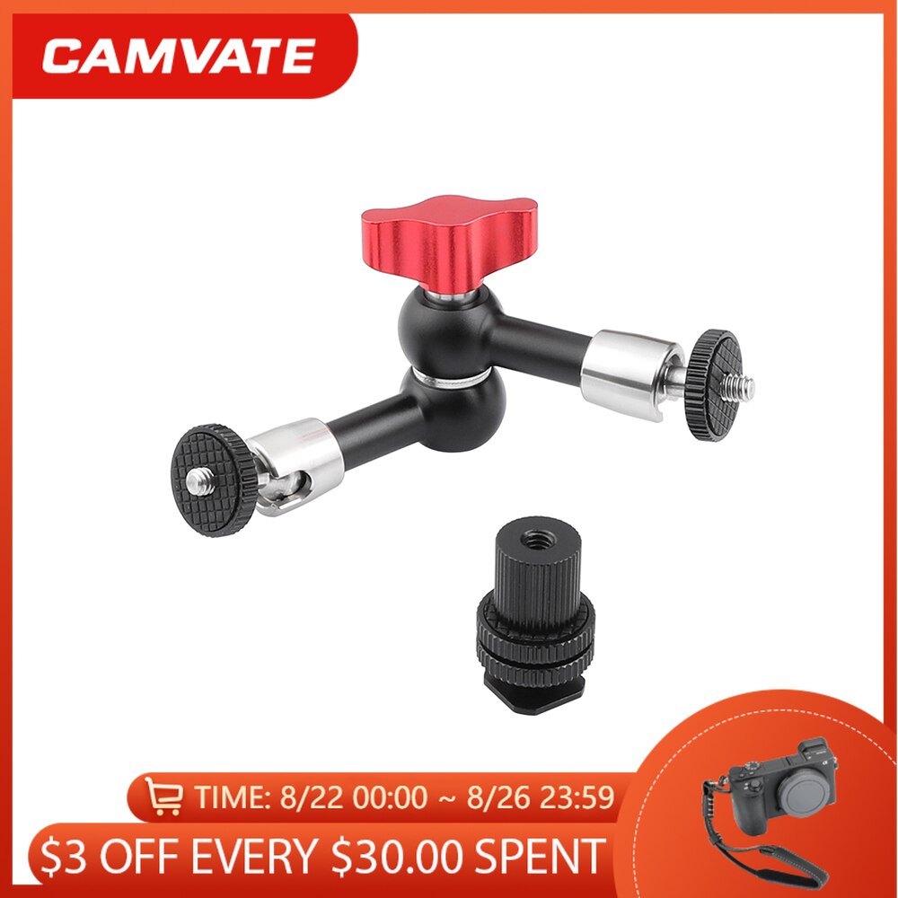 CAMVATE  1/4  Ʈ,    , ī޶ ׼, LED  Ʈ, LCD , , 7 ġ  